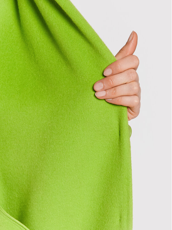 Patrizia Pepe Patrizia Pepe Palton de lână 8O0029/A006-G532 Verde Regular Fit
