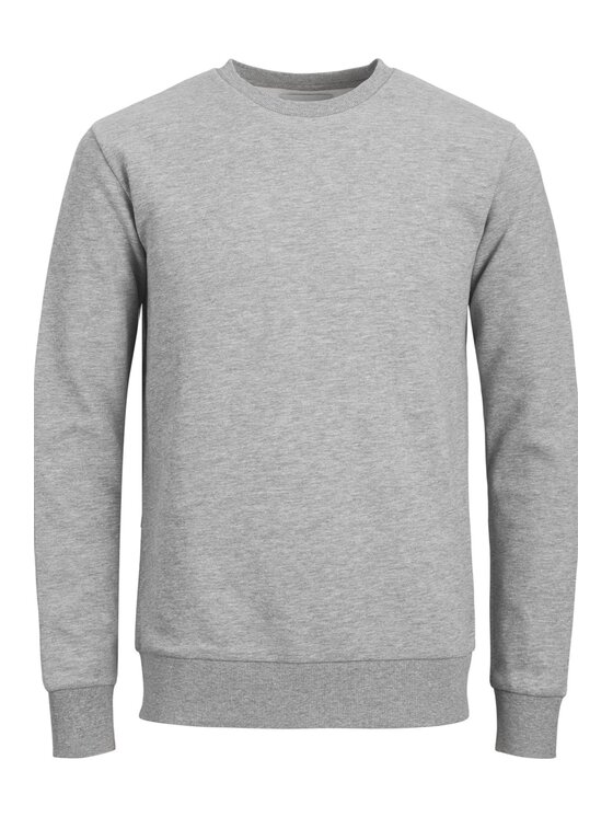 TeeShoppen TeeShoppen Sweter 'Basic Collection' Szary Regular Fit