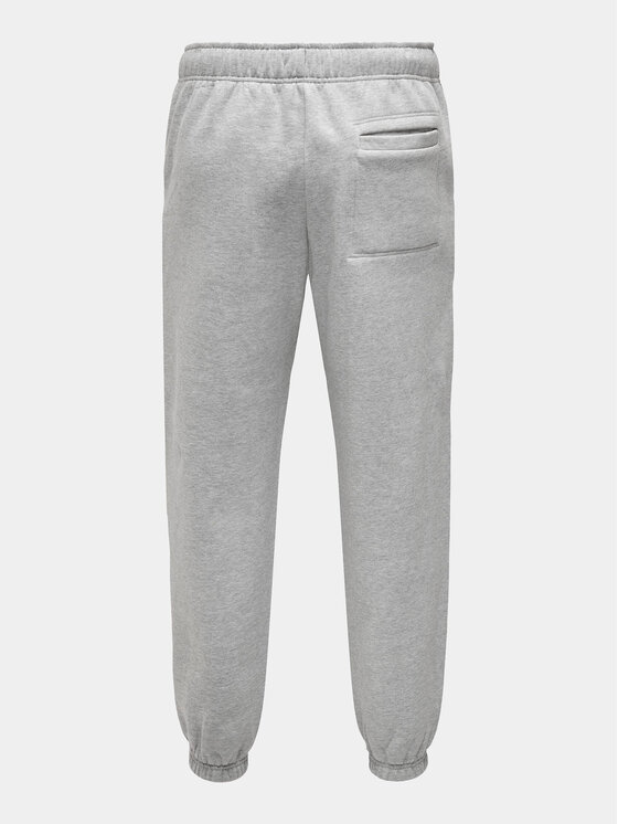 Only & Sons Only & Sons Donji dio trenerke Dan 22027583 Siva Relaxed Fit