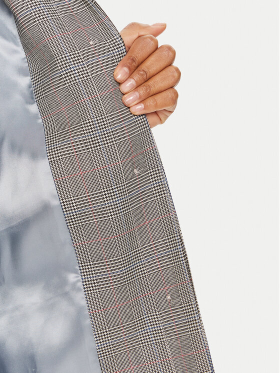 Tommy Hilfiger Tommy Hilfiger Риза-яке WW0WW43316 Сив Regular Fit
