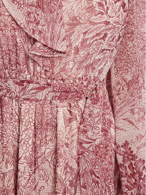 ViCOLO ViCOLO Ikdienas kleita TR0280 Rozā Regular Fit