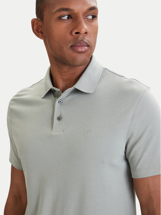 Calvin Klein Calvin Klein Polokošeľa LV04LB276G Tyrkysová Regular Fit