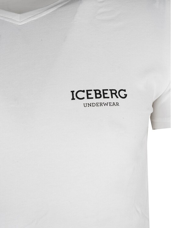 Iceberg Iceberg T-Shirt ICE1UTS02 Λευκό Slim Fit