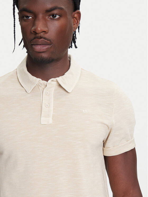 Mustang Mustang Polo Palco 1016505 Beige Regular Fit
