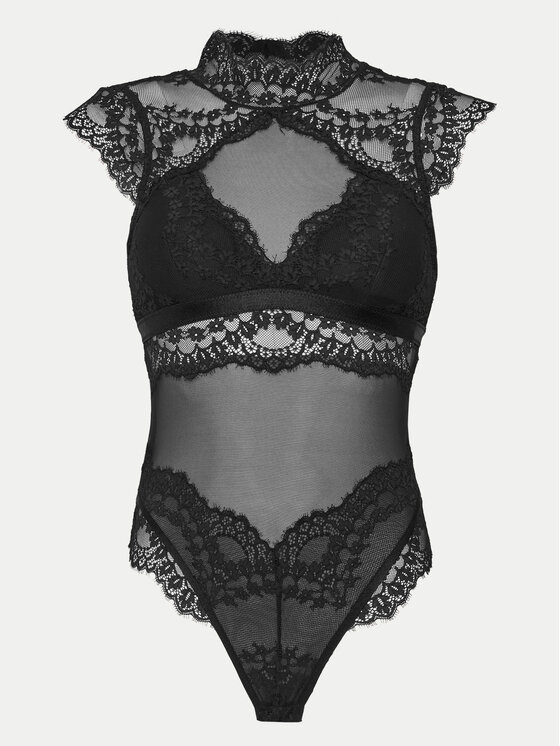 Hunkemöller Hunkemöller Bodi Daisy 205943 Crna