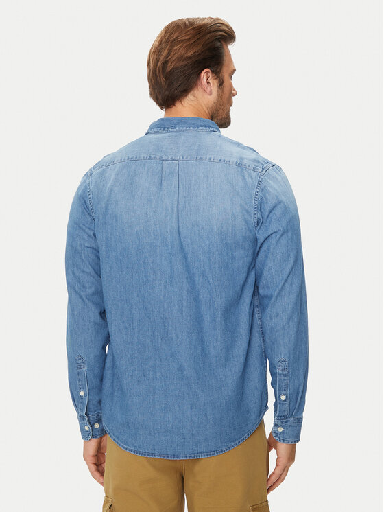 Lee Lee camicia di jeans 112355641 Blu Regular Fit