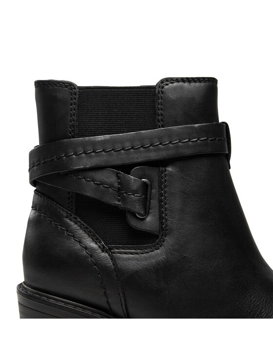 Clarks Clarks Botki Scene Star 261674624 Czarny