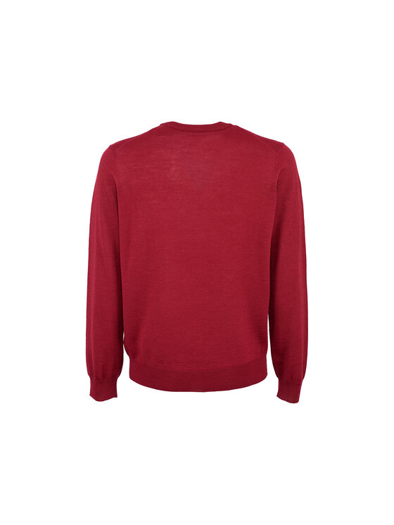 Lacoste Lacoste Sweter AH3225476 Czerwony Regular Fit