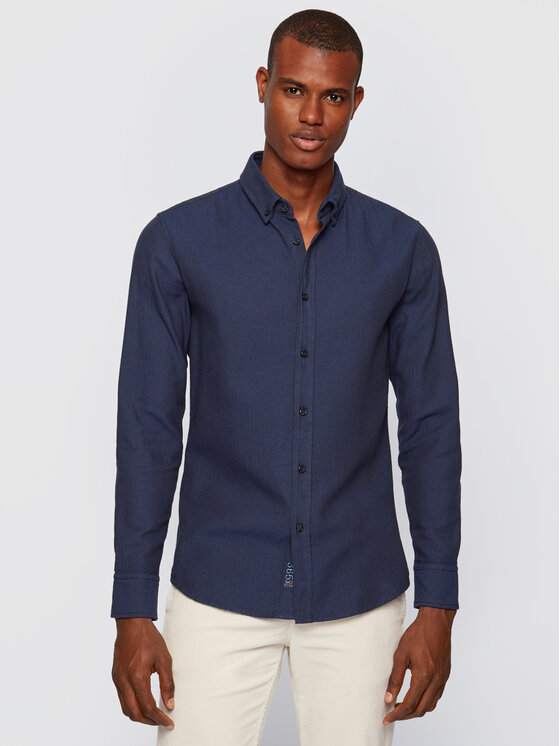 Camicia Mabsoot_1 50444314 Blu scuro Slim Fit