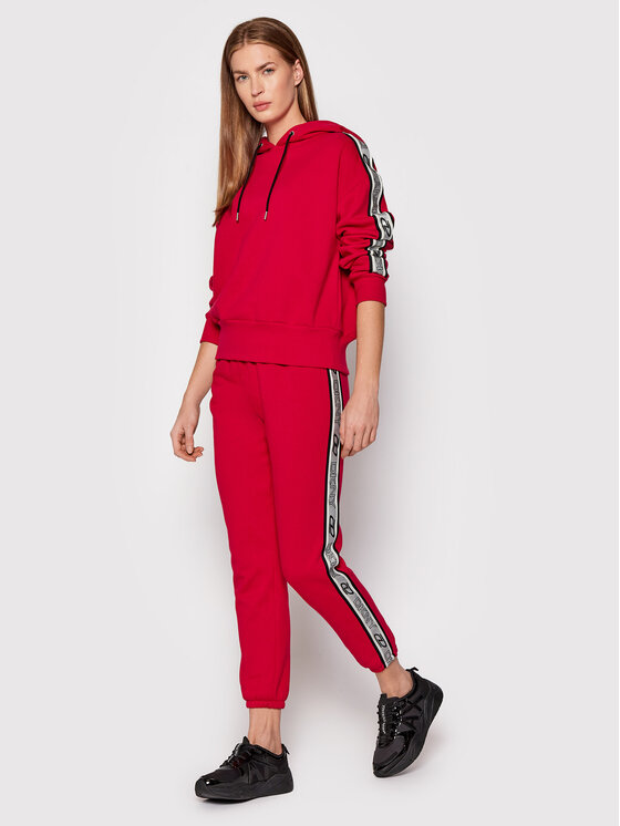 Pantaloni da tuta DP1P2802 Rosso Regular Fit