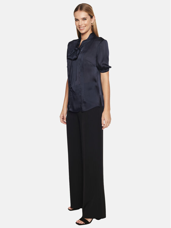 L’AF L’AF Bluzka Zorin Granatowy Regular Fit