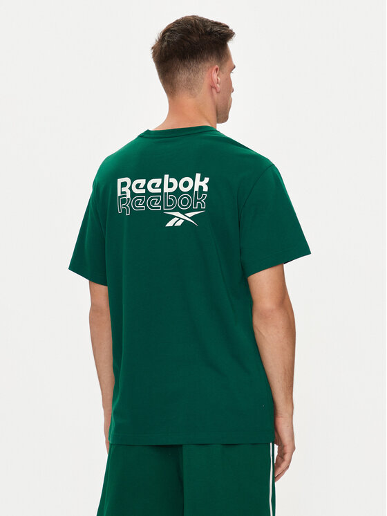 Reebok Reebok T-Shirt Ri Brand Proud Gfx Ss Tee 100076384 Zielony Regular Fit