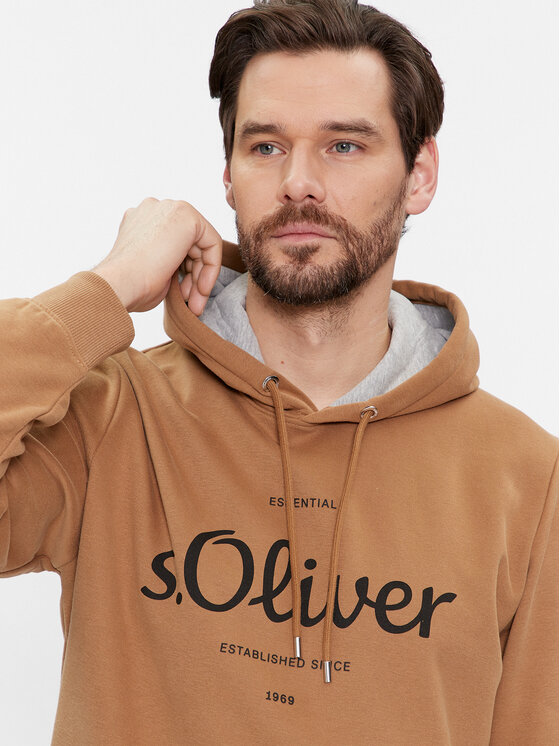 s.Oliver s.Oliver Суитшърт 2135751 Кафяв Regular Fit