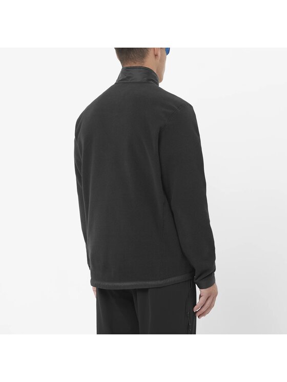 Salomon Salomon Bluza CHROMA FLEECE FZ Czarny Regular Fit