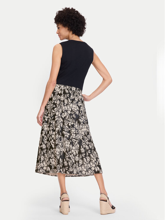 Olsen Olsen Spódnica trapezowa 16001506 Czarny Regular Fit