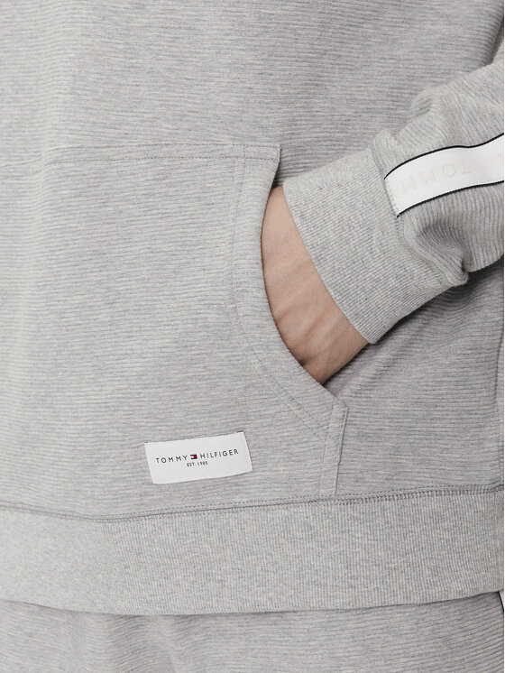 Tommy Hilfiger Tommy Hilfiger Majica dugih rukava UM0UM03189 Siva Regular Fit