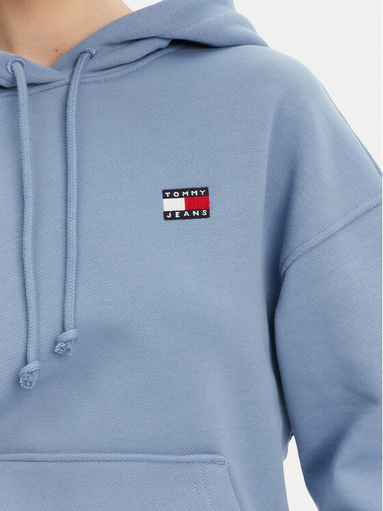 Tommy Jeans Tommy Jeans Pulóver Badge DW0DW19414 Kék Boxy Fit