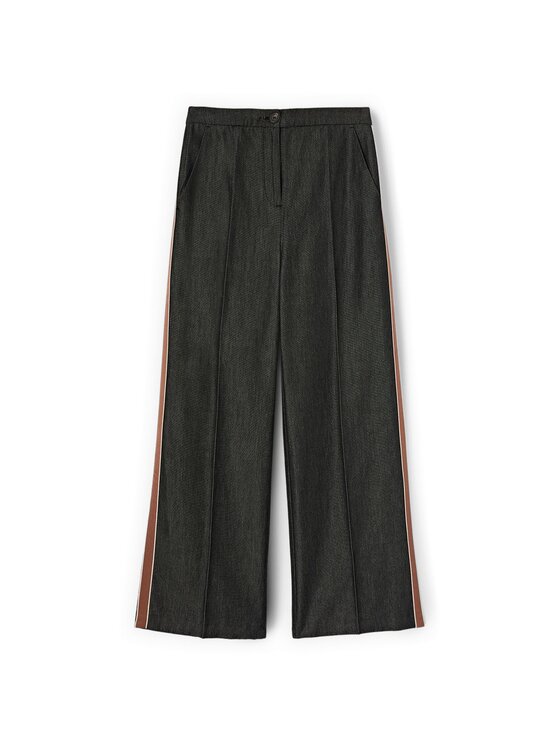 Motivi Motivi Pantaloni di tessuto P047Q004387N0S3 Blu Over Fit