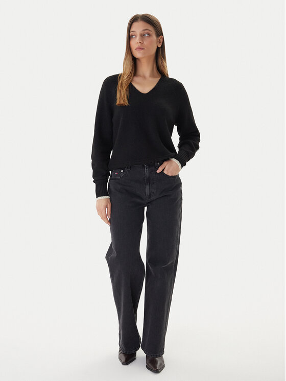 Vero Moda Vero Moda Pulover Aquarius 10331898 Negru Regular Fit