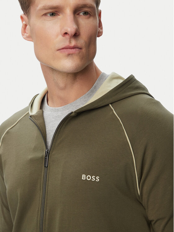 BOSS BOSS Hanorac Mix&Match 50515313 Kaki Regular Fit