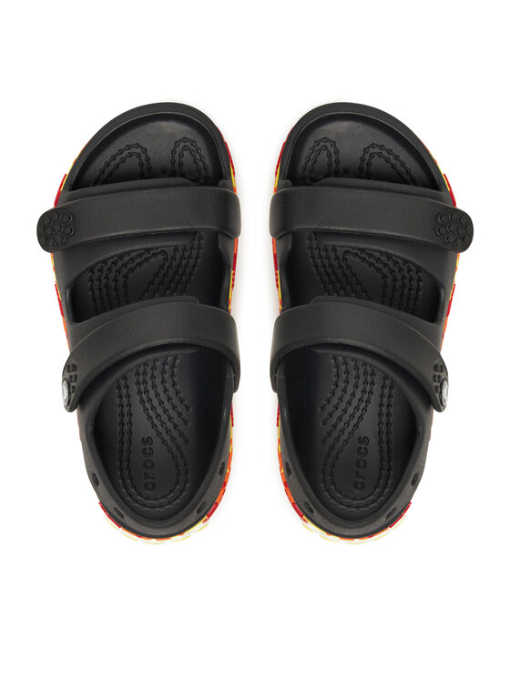 Crocs Crocs Sandały Crocband Cruiser Flames Sandal Kids 211268 Czarny