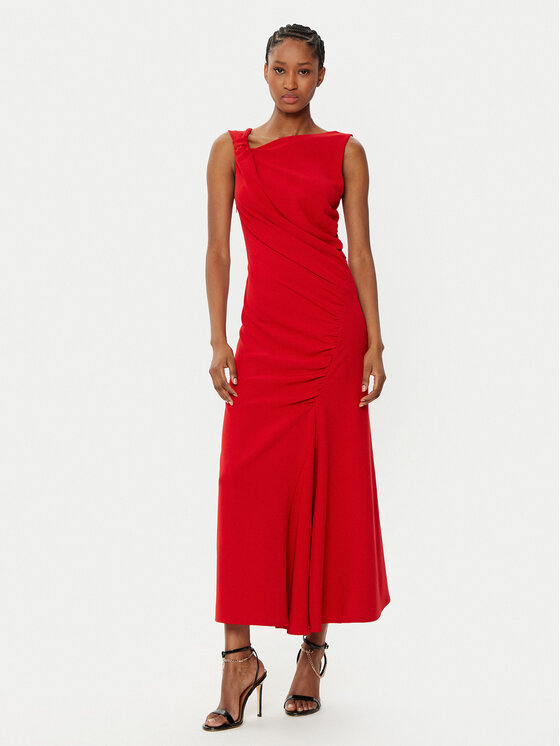 Imperial Imperial Rochie cocktail AFATIKP Roșu Slim Fit