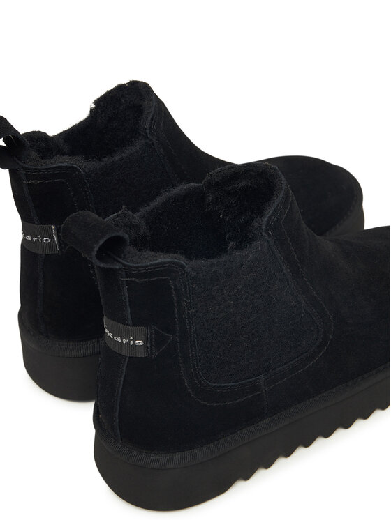 Tamaris Tamaris Kotníková obuv s elastickým prvkem 1-26419-45 Černá