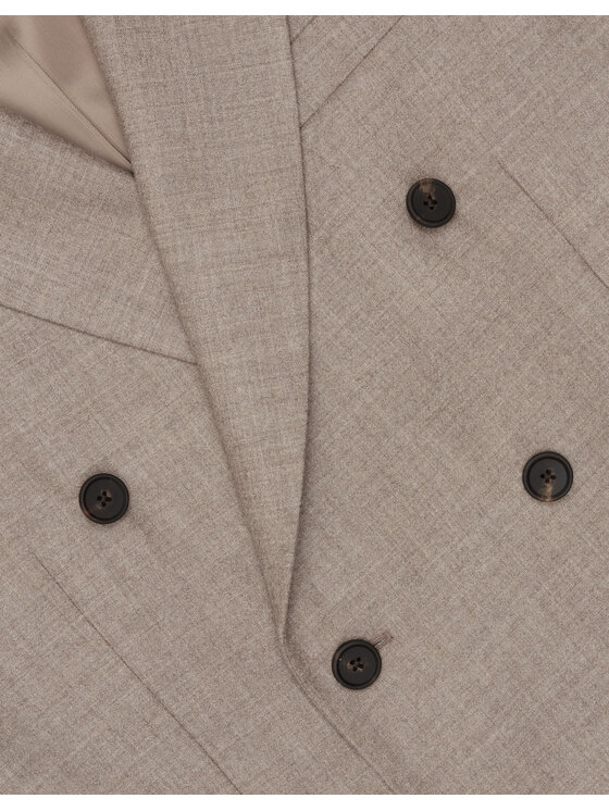 Borgio Borgio Marynarka zimone Beżowy Slim Fit