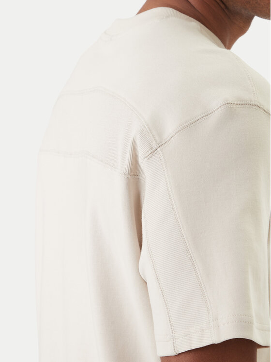 G-Star Raw G-Star Raw Marškinėliai Rib D28699-C812 Balta Relaxed Fit