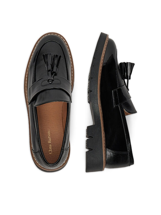 Clara Barson Clara Barson Loafersy WS6387-01 Czarny