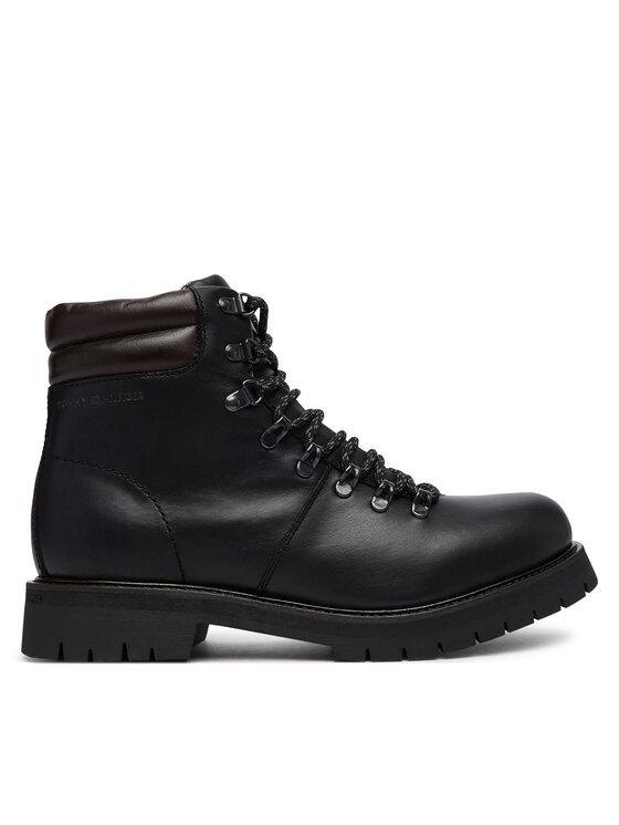 Tommy Hilfiger Tommy Hilfiger Trzewiki Elevated Outdoor Lth Wpm Boot FM0FM05995 Czarny