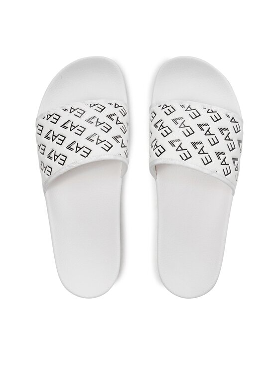EA7 Emporio Armani EA7 Emporio Armani Šľapky XCP010 XK340 Q306 Biela