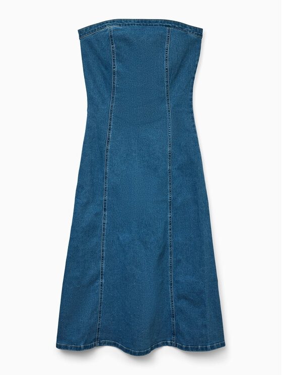 Vero Moda Vero Moda Jeans haljina Ailey 10328202 Plava Regular Fit