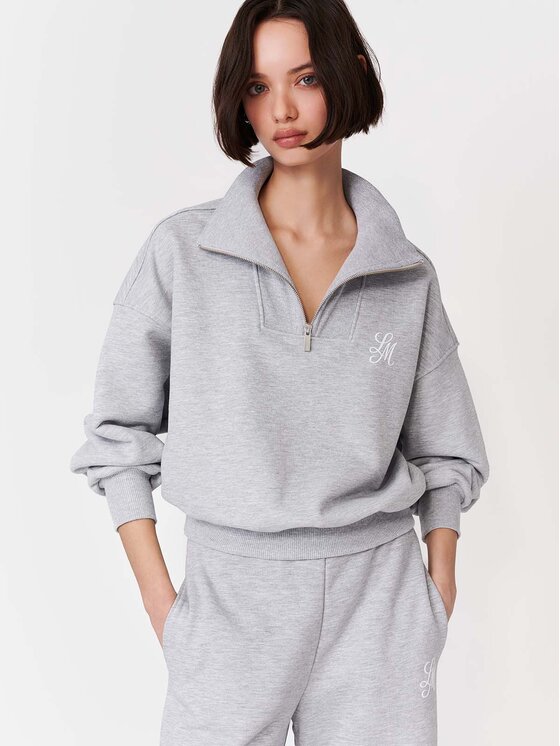 La Mania La Mania Mikina JOANNI Šedá Basic Fit