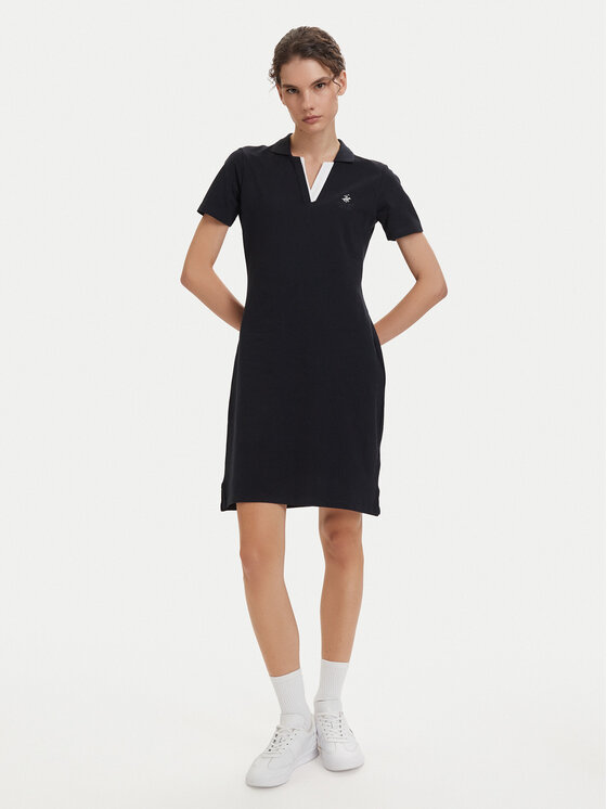 Beverly Hills Polo Club Beverly Hills Polo Club Haljina za svaki dan P-SS26W-ABP526591-0298 Tamnoplava Regular Fit