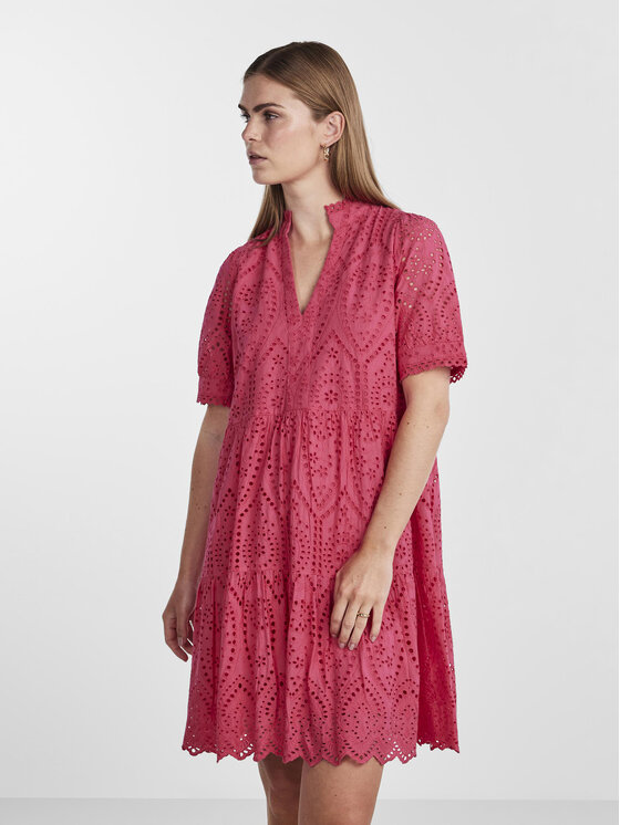YAS Rochie de vară Holi 26027163 Roz Regular Fit