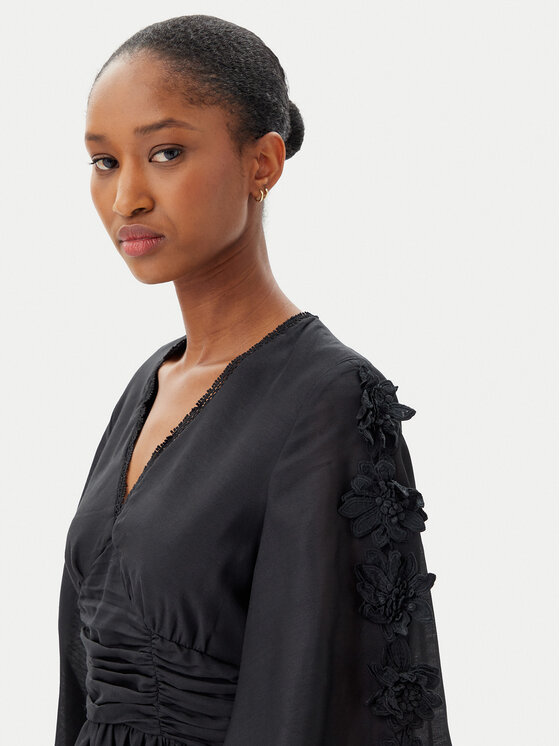 French Connection French Connection Kokteilinė suknelė 71YBE Juoda Regular Fit