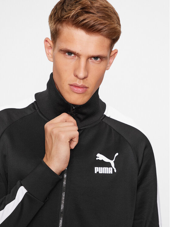 Puma Puma Majica dugih rukava Iconic T7 530094 Crna Regular Fit