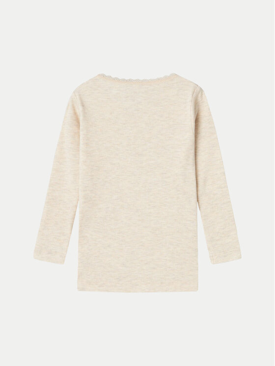 NAME IT NAME IT Bluza 13198042 Bež Regular Fit