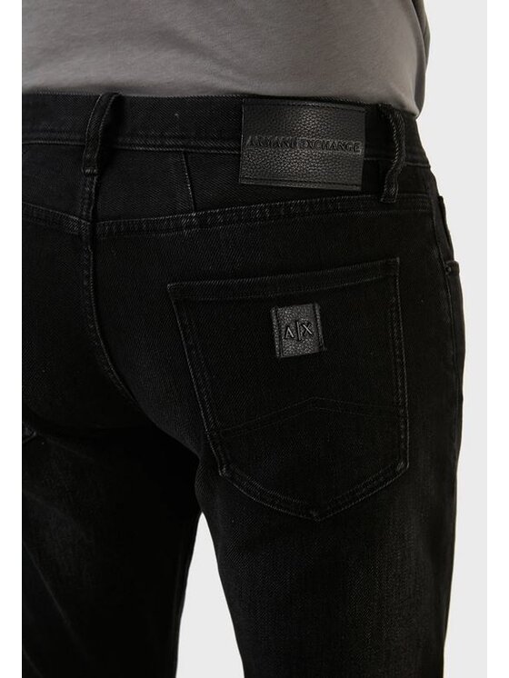 Armani Exchange Armani Exchange Jeansy 6LZJ13 Z1VQZ 0204 Czarny Slim Fit