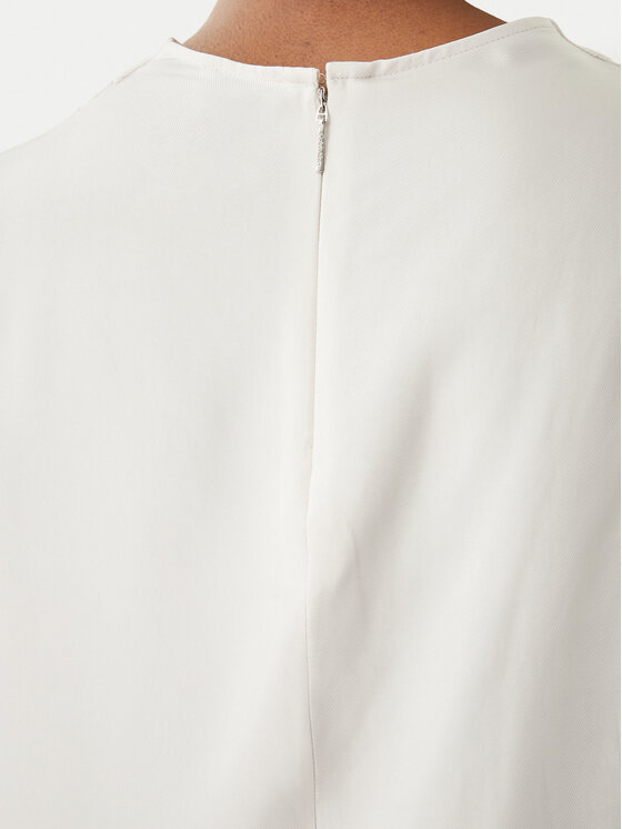 Calvin Klein Calvin Klein Bluzka LV044F161G Biały Regular Fit