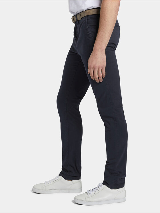 Tom Tailor Denim Tom Tailor Denim Chino kalhoty 1008253 Tmavomodrá Slim Fit