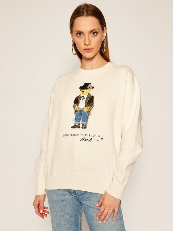 Polo Ralph Lauren Polo Ralph Lauren Bluza 211800245001 Biały Regular Fit