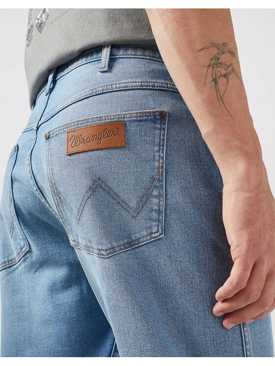 Wrangler Wrangler Jeansy Frontier Niebieski Relaxed Fit