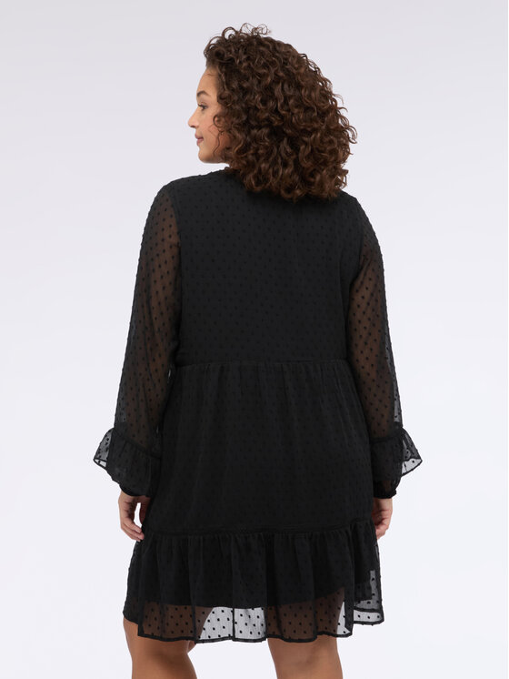 Fiorella Rubino Fiorella Rubino Sukienka codzienna 7064T001708N033 Czarny A-Line Fit