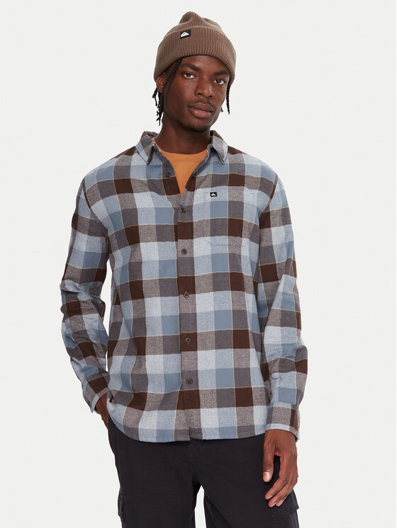 Quiksilver Quiksilver Hemd Motherfly EQYWT04642 Blau Regular Fit