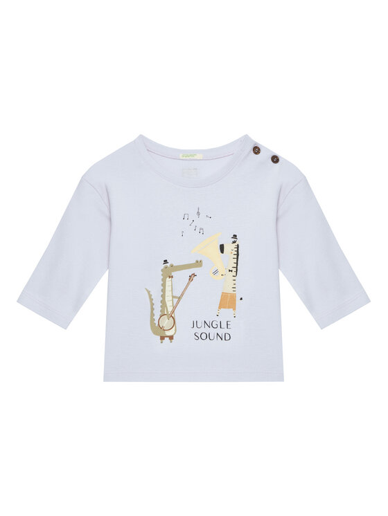 United Colors Of Benetton United Colors Of Benetton Majica 3I9WA105Q Plava Regular Fit