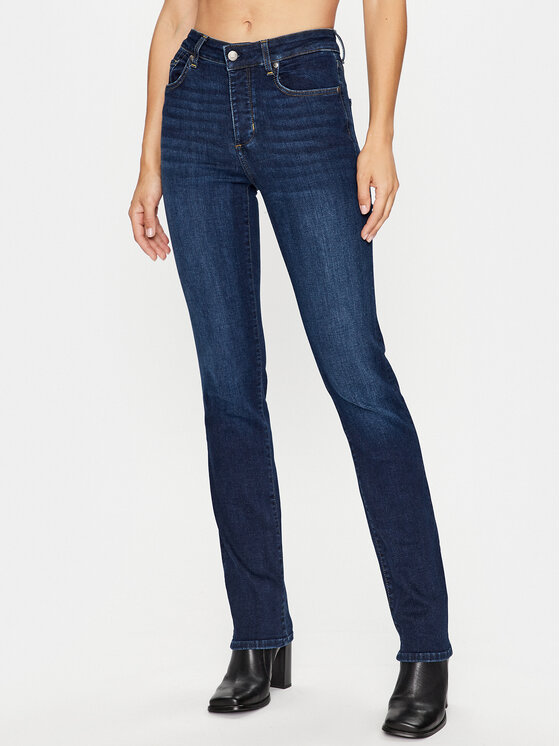 Liu Jo Liu Jo Džinsi UF3063 D4615 Tumši zils Straight Fit
