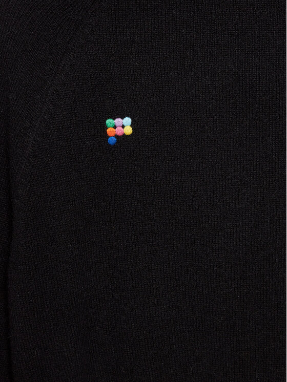 Pangaia Pangaia Sweatshirt Cashmere Schwarz Relaxed Fit
