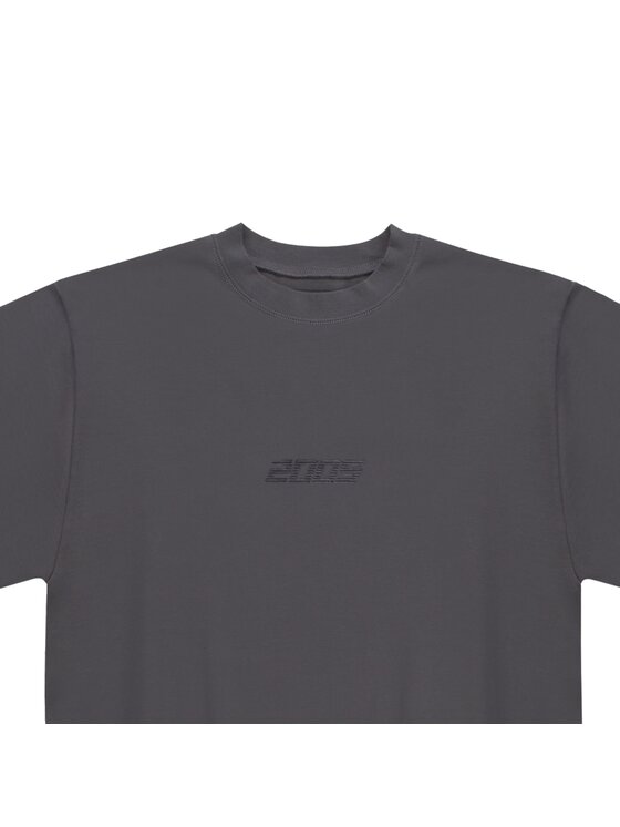 2005 2005 T-Shirt Classic Logo Szary Oversize
